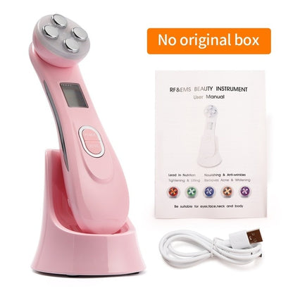 Mesotherapy Electroporation RF Radio Frequency Facial LED Photon Skin Care Device Face Lifting Tighten Wrinkle Removal Eye Care